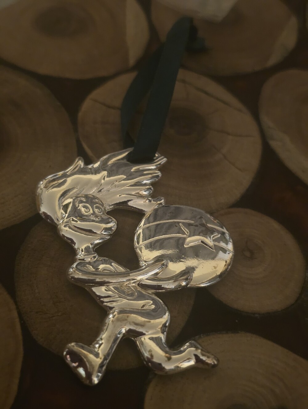 Dr. Seuss Thing 1 Silver Plated Christmas Ornament from The Cat In The Hat